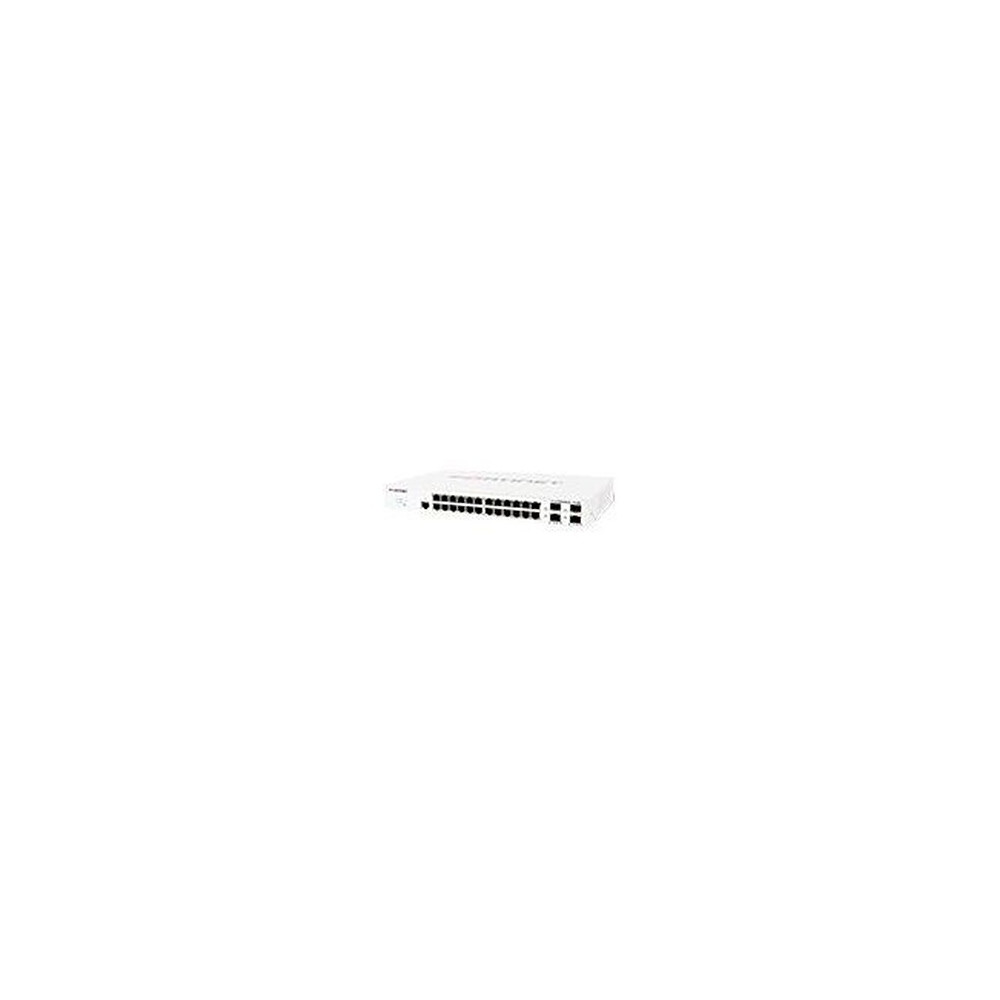 FortiSwitch 124E - Commutateur - 24 x 10/100/1000 + 4 x Gigabit SFP - Montable sur rack