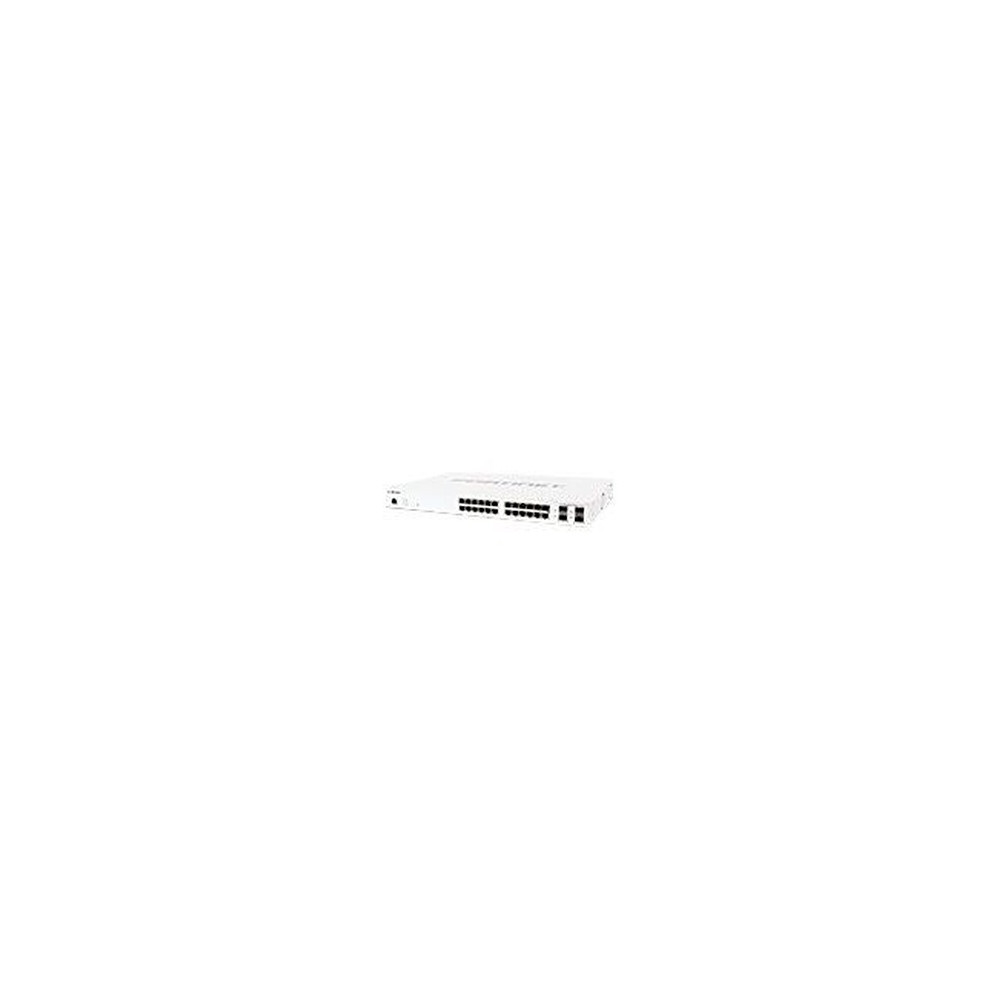 FortiSwitch 124E-POE - Commutateur - Géré - 24 x 10/100/1000 + 4 x Gigabit SFP + 12 x 10/100/1000 (PoE) - Montable sur rack - Po
