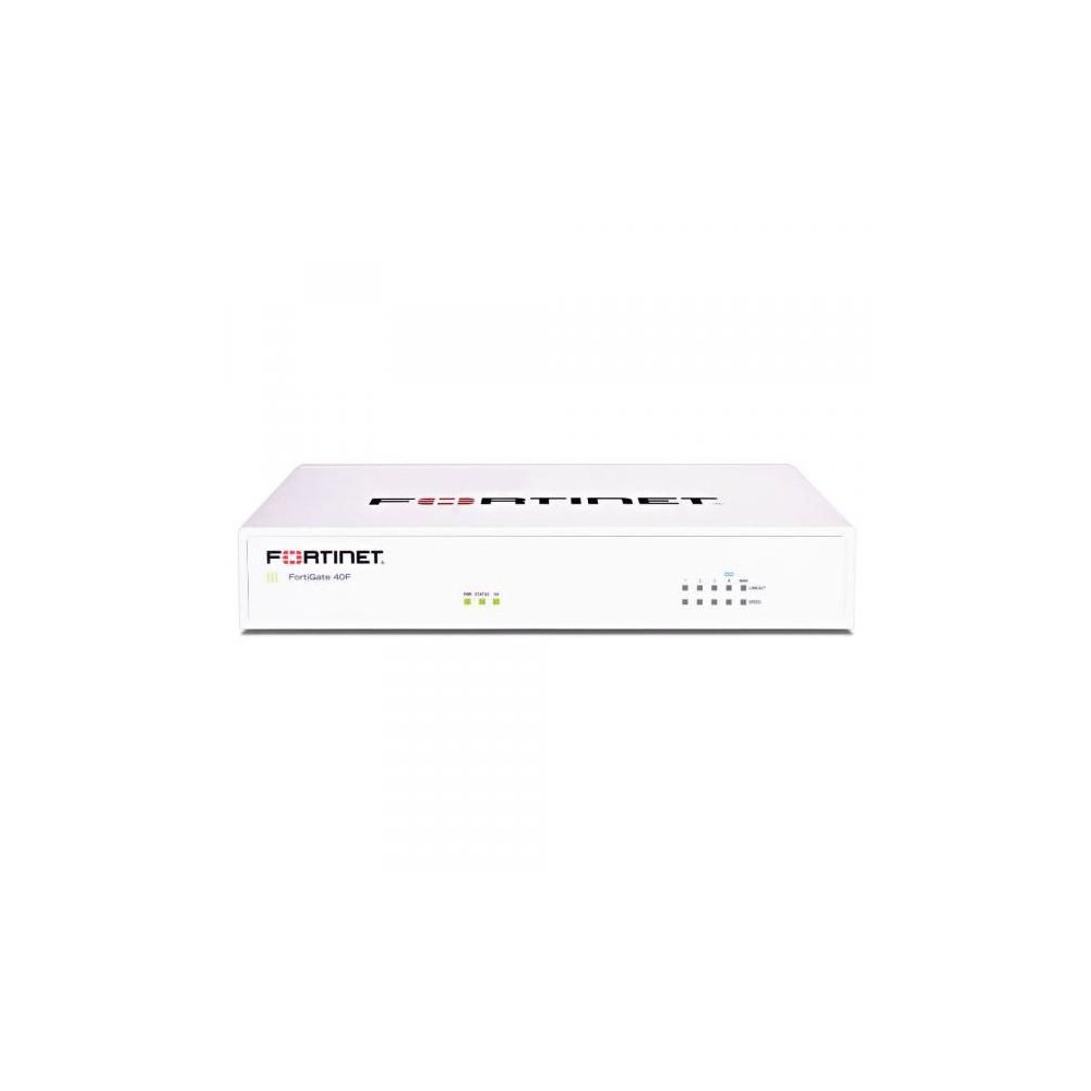 Pare-feu - Fortinet - FG-40F - Débit 5 Gbit/s - IPSec VPN 4.4 Gbit/s - Dissipation thermique 52
