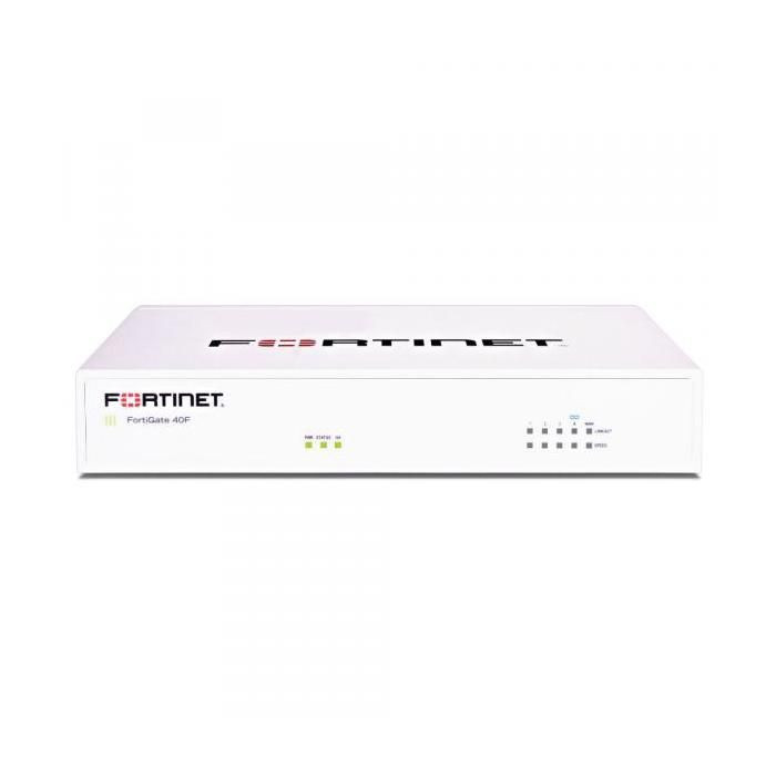 Pare-feu - Fortinet - FG-40F - Débit 5 Gbit/s - IPSec VPN 4.4 Gbit/s - Dissipation thermique 52