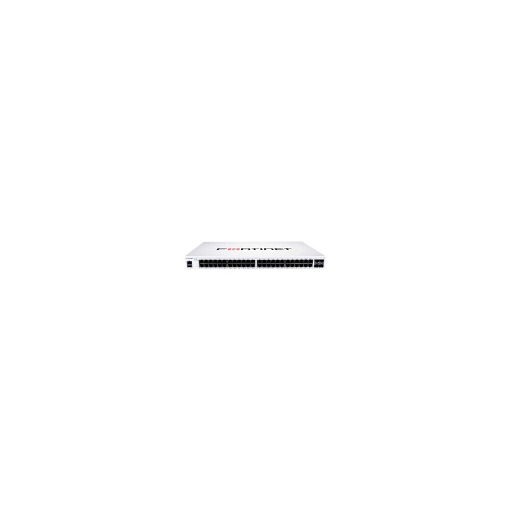 FortiSwitch 148F-FPOE - Commutateur - Géré - 48 x 10/100/1000 (PoE+) + 4 x 10 Gigabit SFP+ - flux d'air d'un côté à l'autre - Mo