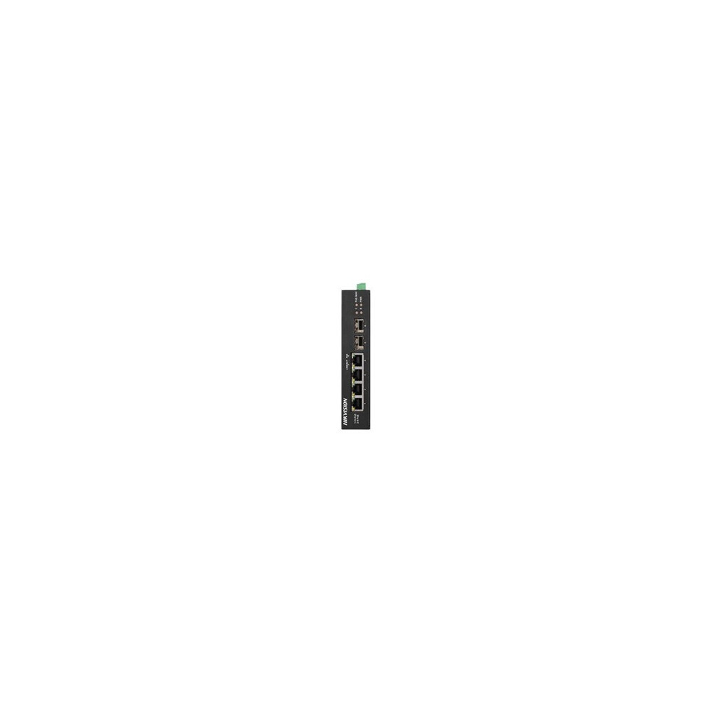 Pro Series DS-3T0506HP-E/HS - Commutateur - non géré - 3 x 10/100/1000 (PoE) + 1 x 10/100/1000 (Hi-PoE) + 2 x Gigabit SFP - de b