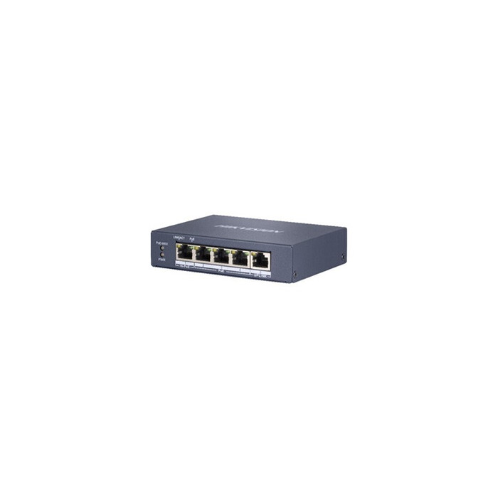 Pro Series DS-3E0505HP-E - Commutateur - non géré - 3 x 10/100/1000 (PoE) + 1 x 10/100/1000 (Hi-PoE) + 1 x 10/100/1000 - de bure