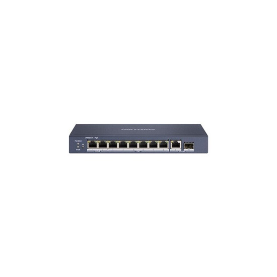Pro Series DS-3E0510HP-E - Commutateur - non géré - 6 x 10/100/1000 (PoE) + 2 x 10/100/1000 (Hi-PoE) + 1 x 10/100/1000 + 1 x Gig