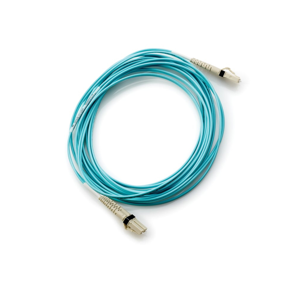 HPE LC to LC Multi-mode OM3 2-Fiber 15.0m 1-Pack Fiber Optic Cable - Neuf