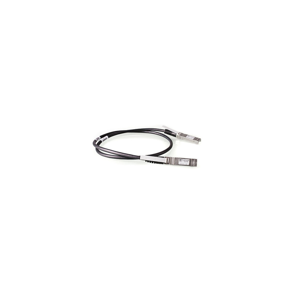 HPE X242 10G SFP+ 1m câble coaxial Direct Attach Copper SFP+ Noir - Neuf