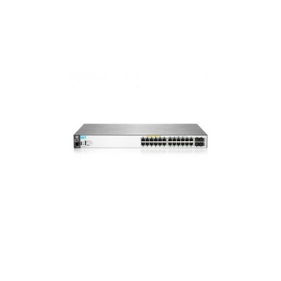 HPE ARUBA Commutateur 2530-24G-PoE+ - Géré - 24 x 10/100/1000 (PoE+) + 4 x Gigabit SFP