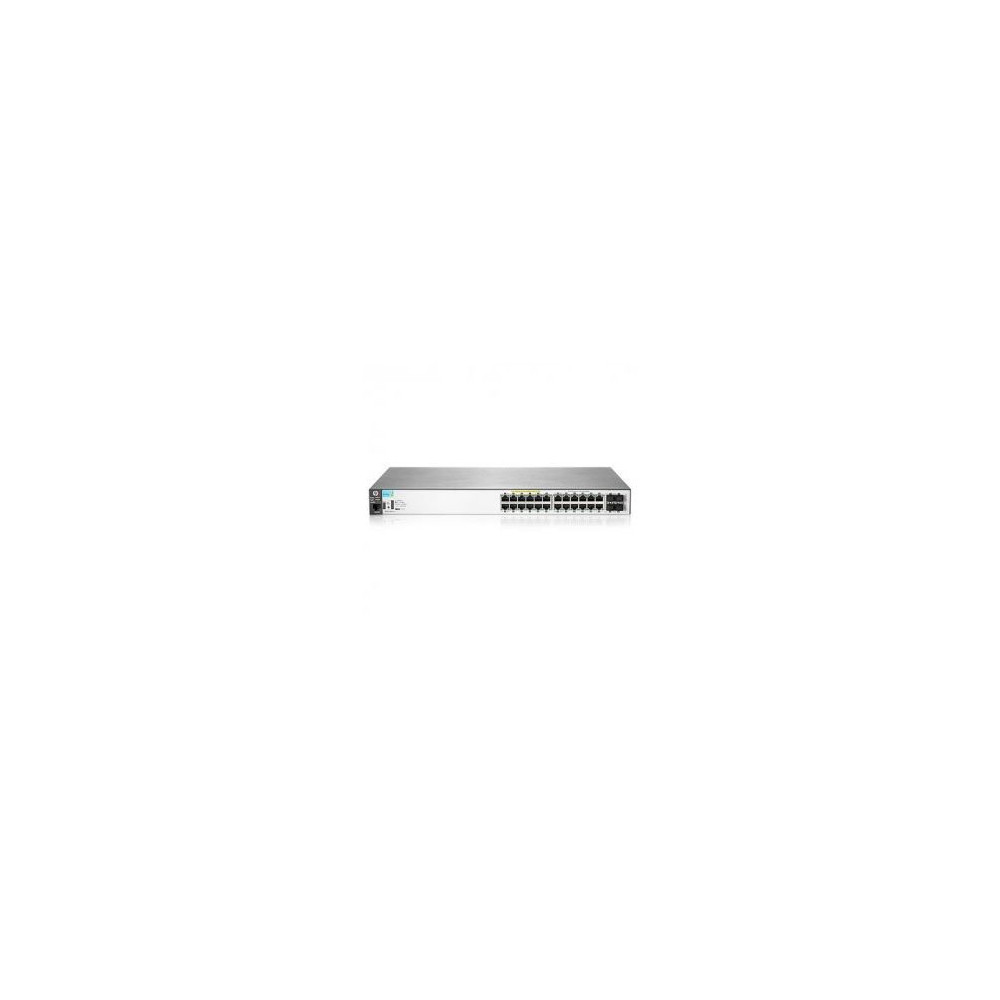 HPE ARUBA Commutateur 2530-24G-PoE+ - Géré - 24 x 10/100/1000 (PoE+) + 4 x Gigabit SFP