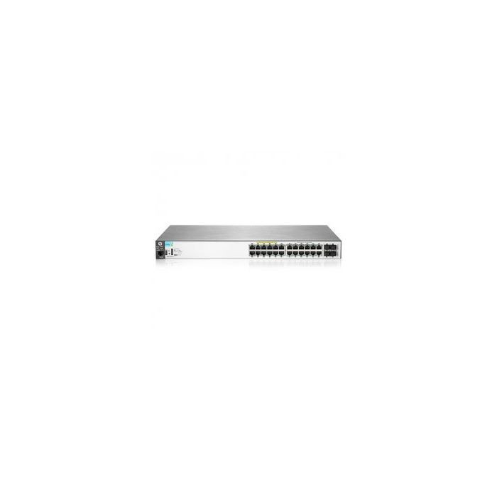 HPE ARUBA Commutateur 2530-24G-PoE+ - Géré - 24 x 10/100/1000 (PoE+) + 4 x Gigabit SFP