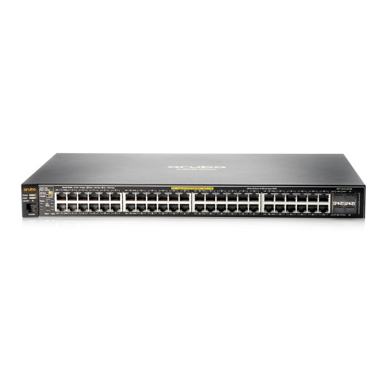 HPE Aruba Networking 2530 48 PoE+ Géré L2 Fast Ethernet (10/100) Connexion Ethernet, supportant l'alimentation via ce port (PoE)