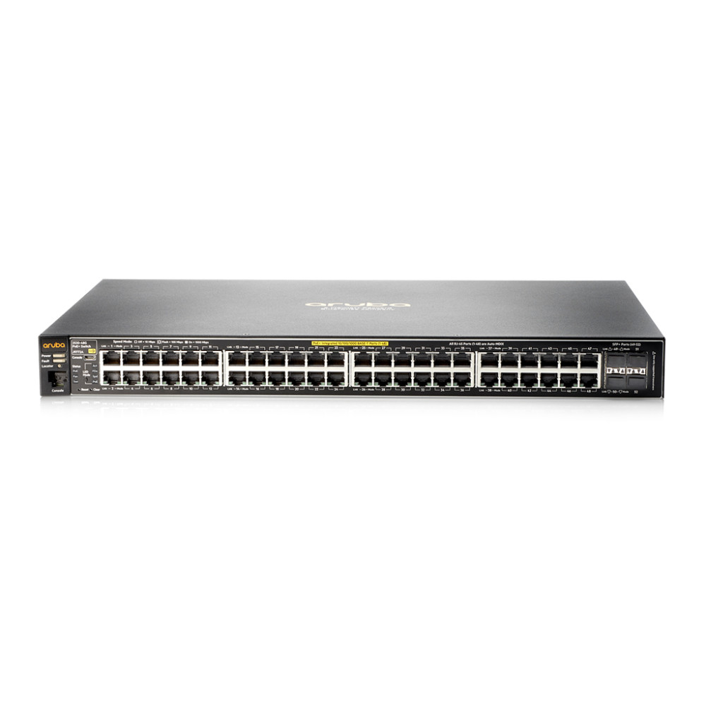 HPE Aruba Networking 2530 48 PoE+ Géré L2 Fast Ethernet (10/100) Connexion Ethernet, supportant l'alimentation via ce port (PoE)
