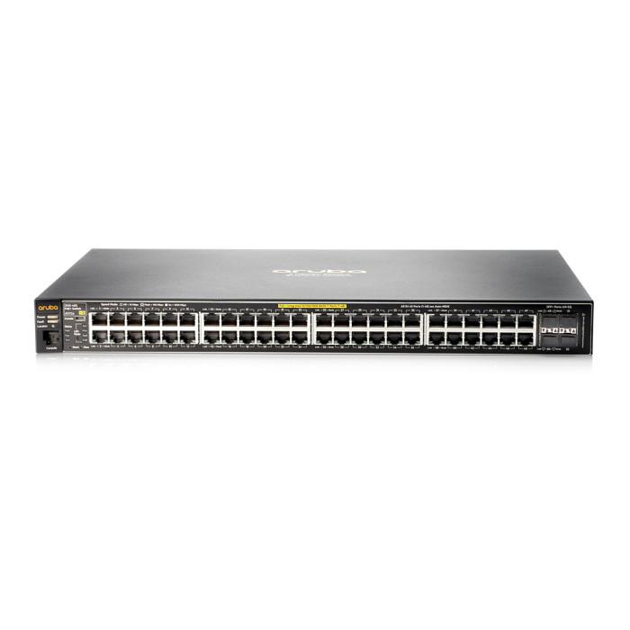 HPE Aruba Networking 2530 48 PoE+ Géré L2 Fast Ethernet (10/100) Connexion Ethernet, supportant l'alimentation via ce port (PoE)