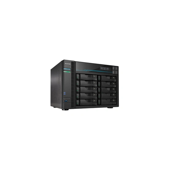 Lockerstor 10 AS6510T - Serveur NAS - 10 Baies - SATA 6Gb/s - RAID 0, 1, 5, 6, 10, JBOD - RAM 8 Go - 2.5 Gigabit Ethernet / 10 G