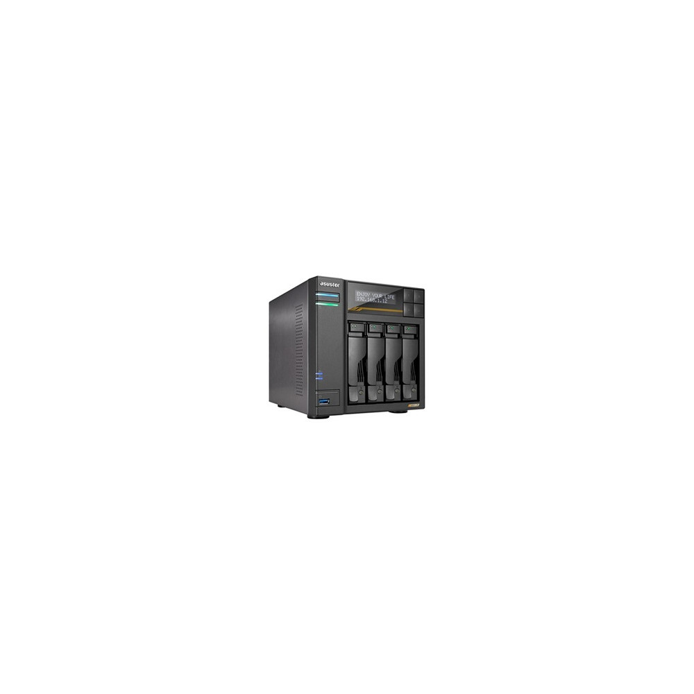 Lockerstor 4 Gen3 - Serveur NAS - 4 Baies - SATA 6Gb/s / PCIe 4.0 x4 (NVMe) - RAID JBOD, 0, 1, 5, 6, 10 - RAM 16 Go - Gigabit Et