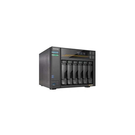 Lockerstor 6 Gen3 - Serveur NAS - 6 Baies - SATA 6Gb/s / PCIe 4.0 x4 (NVMe) - RAID JBOD, 0, 1, 5, 6, 10 - RAM 16 Go - Gigabit Et
