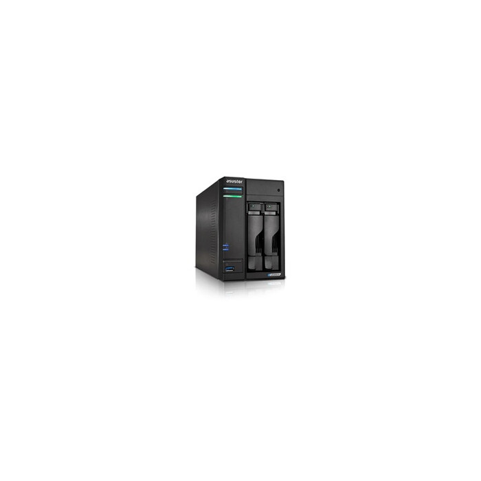 Lockerstor 2 Gen2 - Serveur NAS - 2 Baies - RAID RAID 0, 1, 5, 6, 10, JBOD - RAM 4 Go - 2.5 Gigabit Ethernet - iSCSI support
