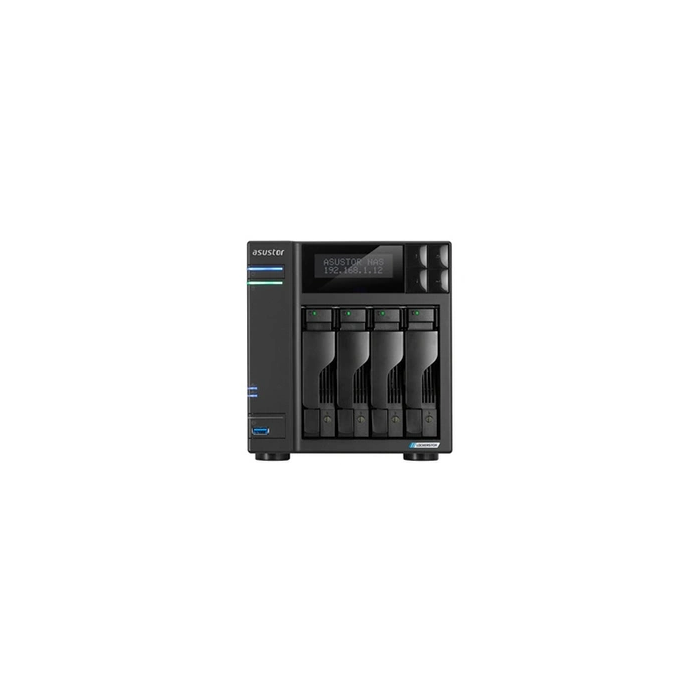 Lockerstor 4 Gen2 AS6704T - Serveur NAS - 4 Baies - SATA 6Gb/s - RAID RAID 0, 1, 5, 6, 10, JBOD - RAM 4 Go - 2.5 Gigabit Etherne