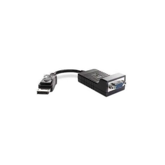 HP Câble vidéo DisplayPort/VGA - Pour Appareil vidéo Ordinateur Portable - Première extrémité: 1 x DisplayPort Mâle Audio