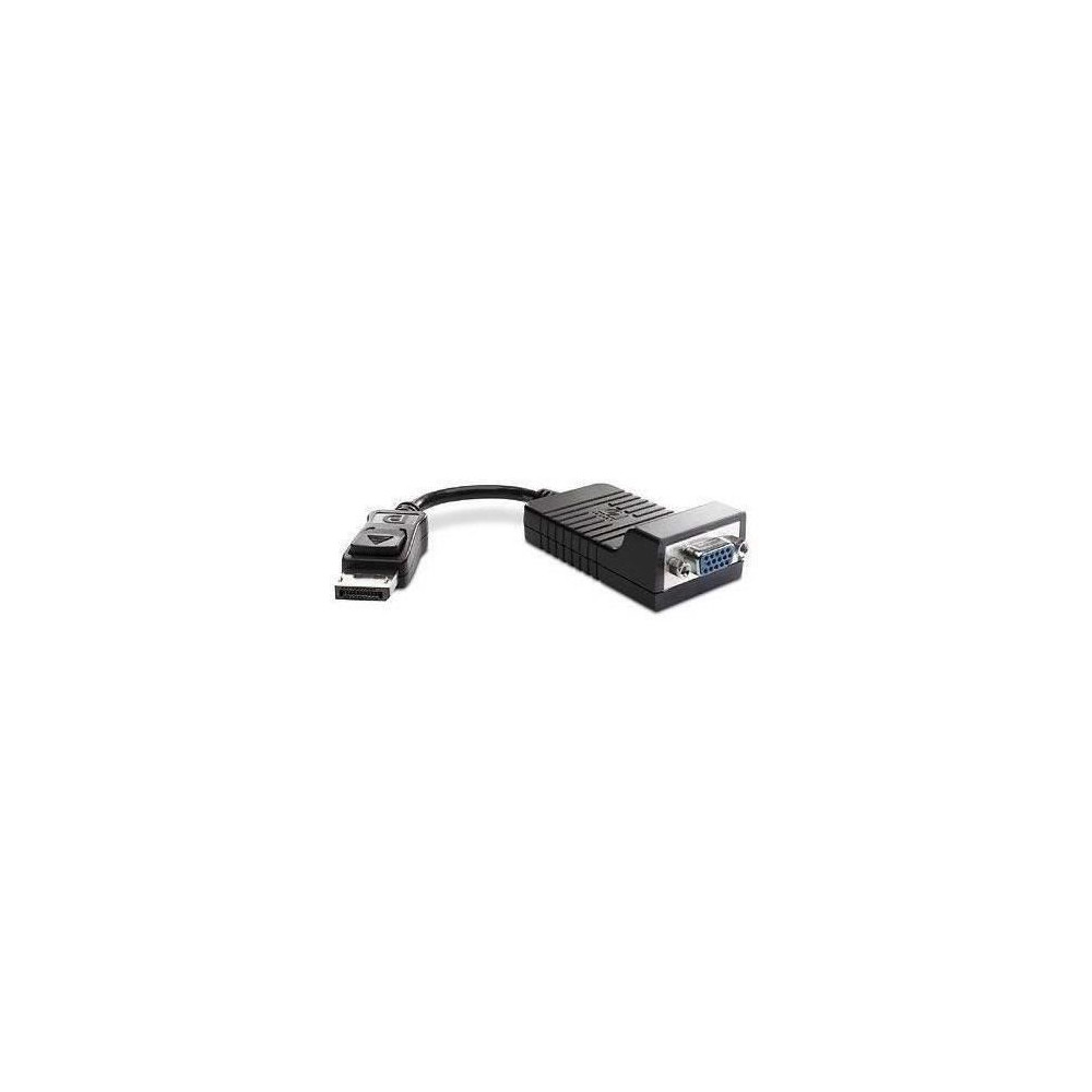 HP Câble vidéo DisplayPort/VGA - Pour Appareil vidéo Ordinateur Portable - Première extrémité: 1 x DisplayPort Mâle Audio