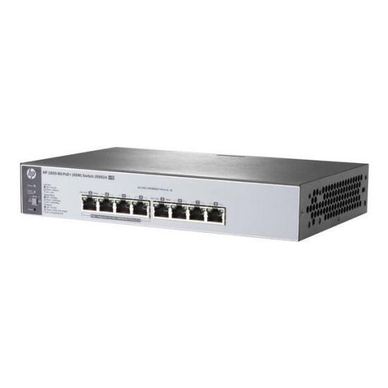 HPE Commutateur Ethernet 1820-8G-PoE+ (65W) 8 Ports Gérable - 2 Couches supportées - Paire torsadée