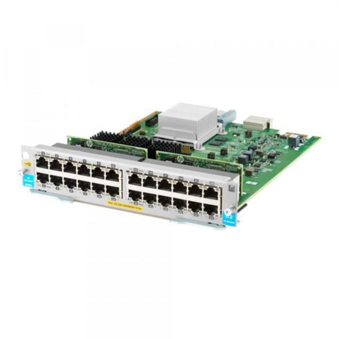 Module dextension - HPE - Aruba - Gigabit Ethernet - 10 Gigabit SFP+ - 24 ports PoE+