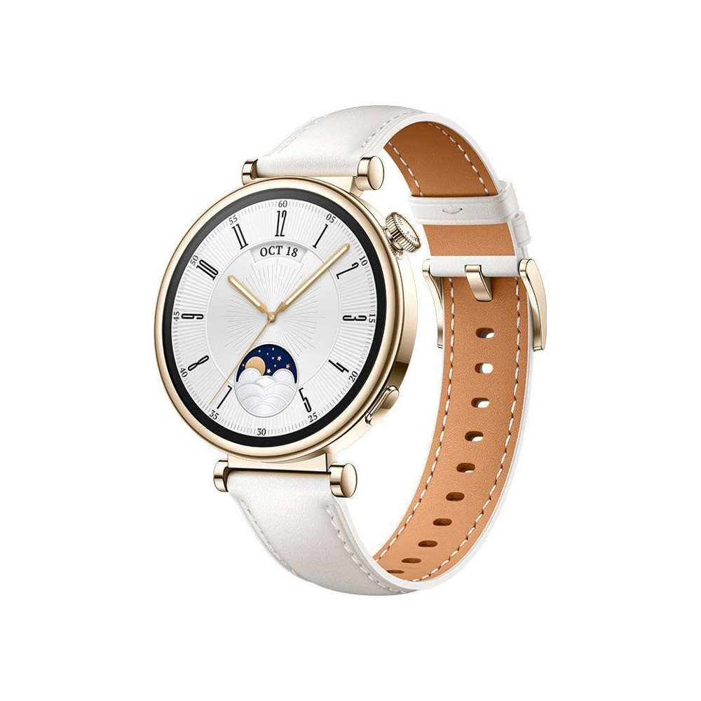 Montre bluetooth - montre connectee - montre intelligente Huawei Montre intelligente Watch GT4 Classic 41mm Blanc ()