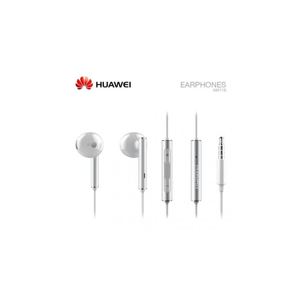 KIT PIETON STEREO ARGENT AVEC TELECOMMANDE HUAWEI