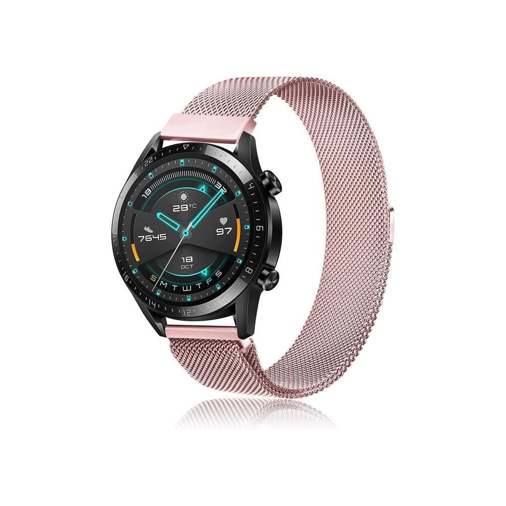 Bracelet Compatible avec Bracelet Huawei Watch GT 2 Bracelet Huawei Watch GT 2 Pro 22mm Bracelet en Métal de Remplacement pou[79