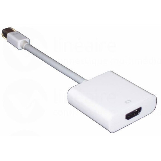 Adaptateur vidéo - Non spécifié - Mini DisplayPort vers HDMI - Mâle vers femelle - Noir - 1 x HDMI femelle
