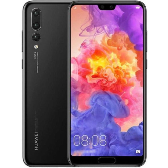 Téléphone Huawei P20 Pro - Huawei - 128 Go - Noir - Double caméra - Lecteur dempreintes digitales - 6.1