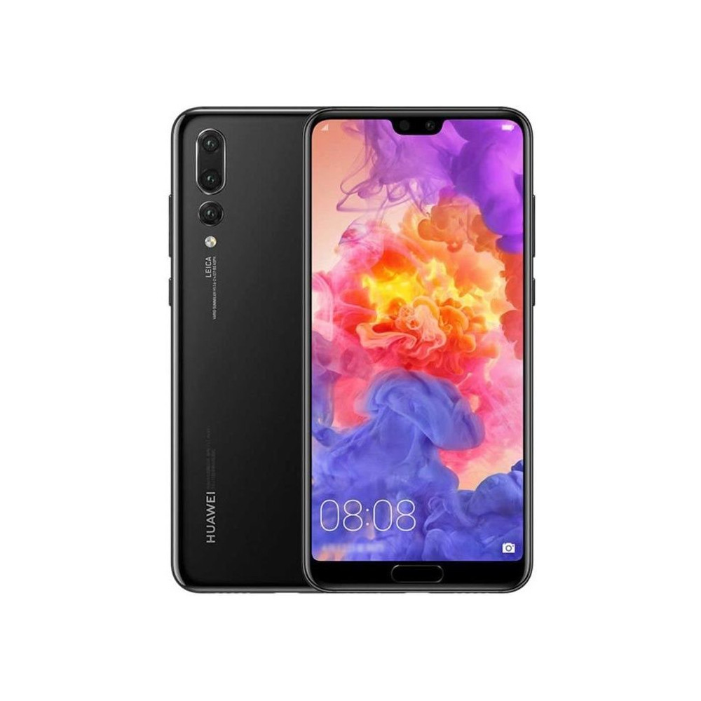 Téléphone Huawei P20 Pro - Huawei - 128 Go - Noir - Double caméra - Lecteur dempreintes digitales - 6.1