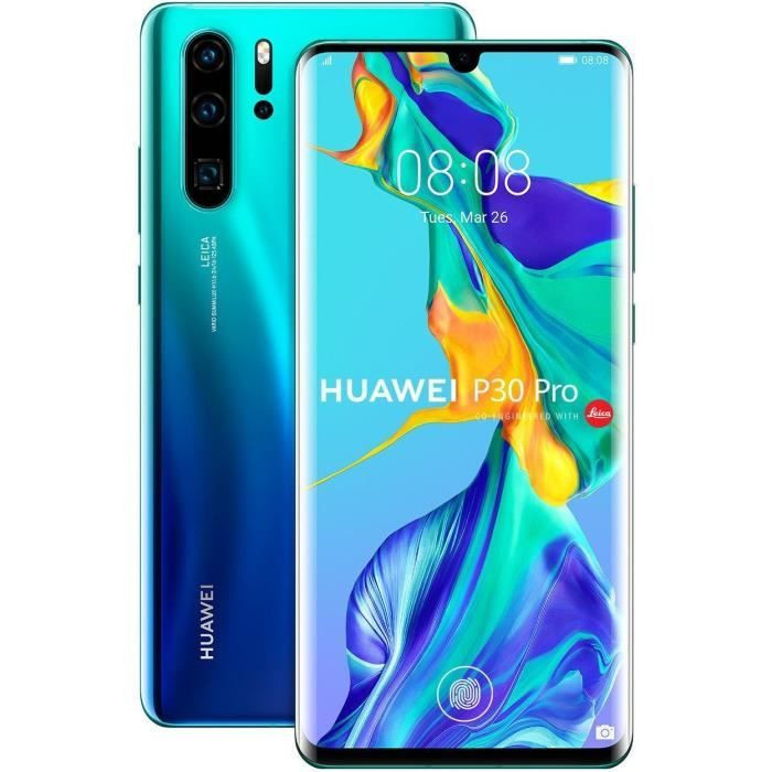 HUAWEI P30 Pro 128GO Bleu Aurore - Reconditionné - Etat correct