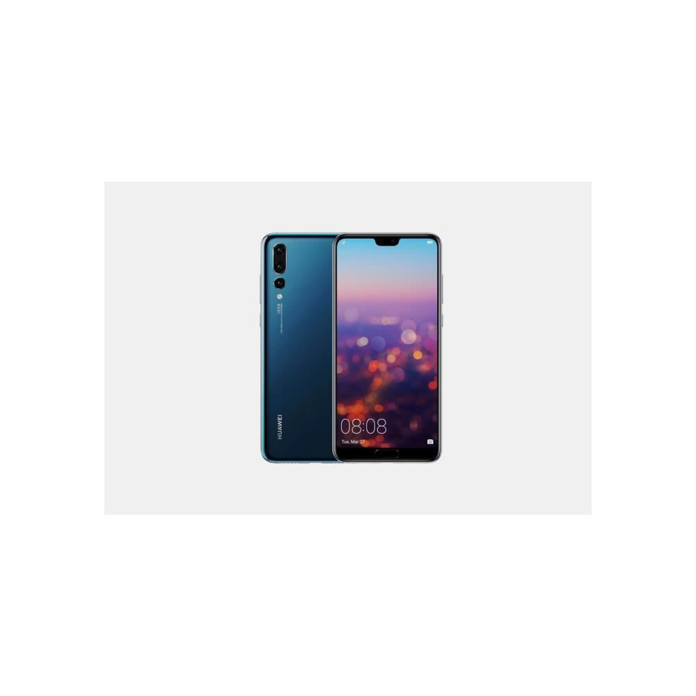 Téléphone Huawei P20 Pro - Huawei - 128 Go - Double SIM - Bleu - Lecteur dempreintes digitales