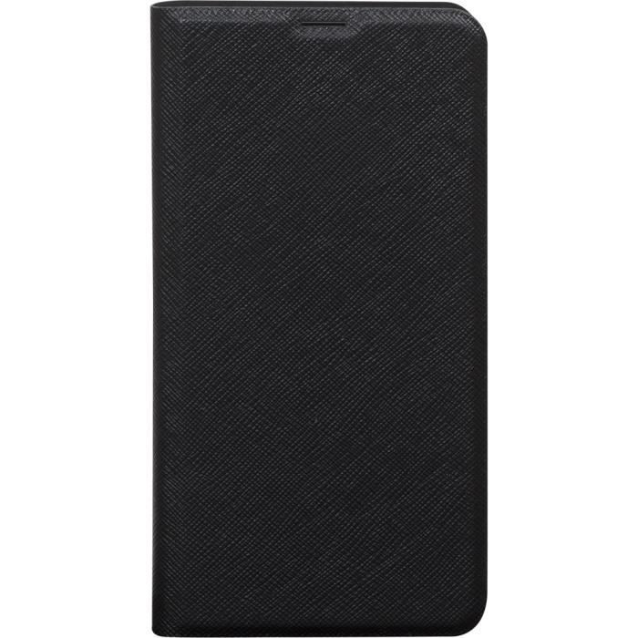 Etui folio - Huawei - Y5 2019 - Noir - Coque rigide - Rabat avec porte cartes