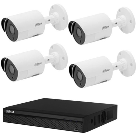 DAHUA Pack de vidéosurveillance CVI 4 caméras extérieures - sans HDD