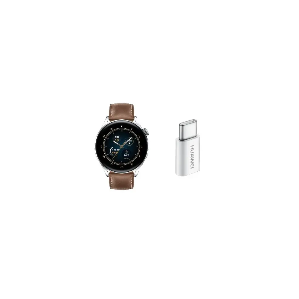 Montre connectée avec adaptateur 5V2A Type C Huawei Watch 3 Classic