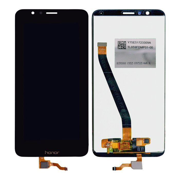 Ecran tactile + LCD noir de remplacement pour Huawei Honor 7X (BND-TL10 / BND-AL10 / BND-L21 / BND-L22 / BND-L24)
