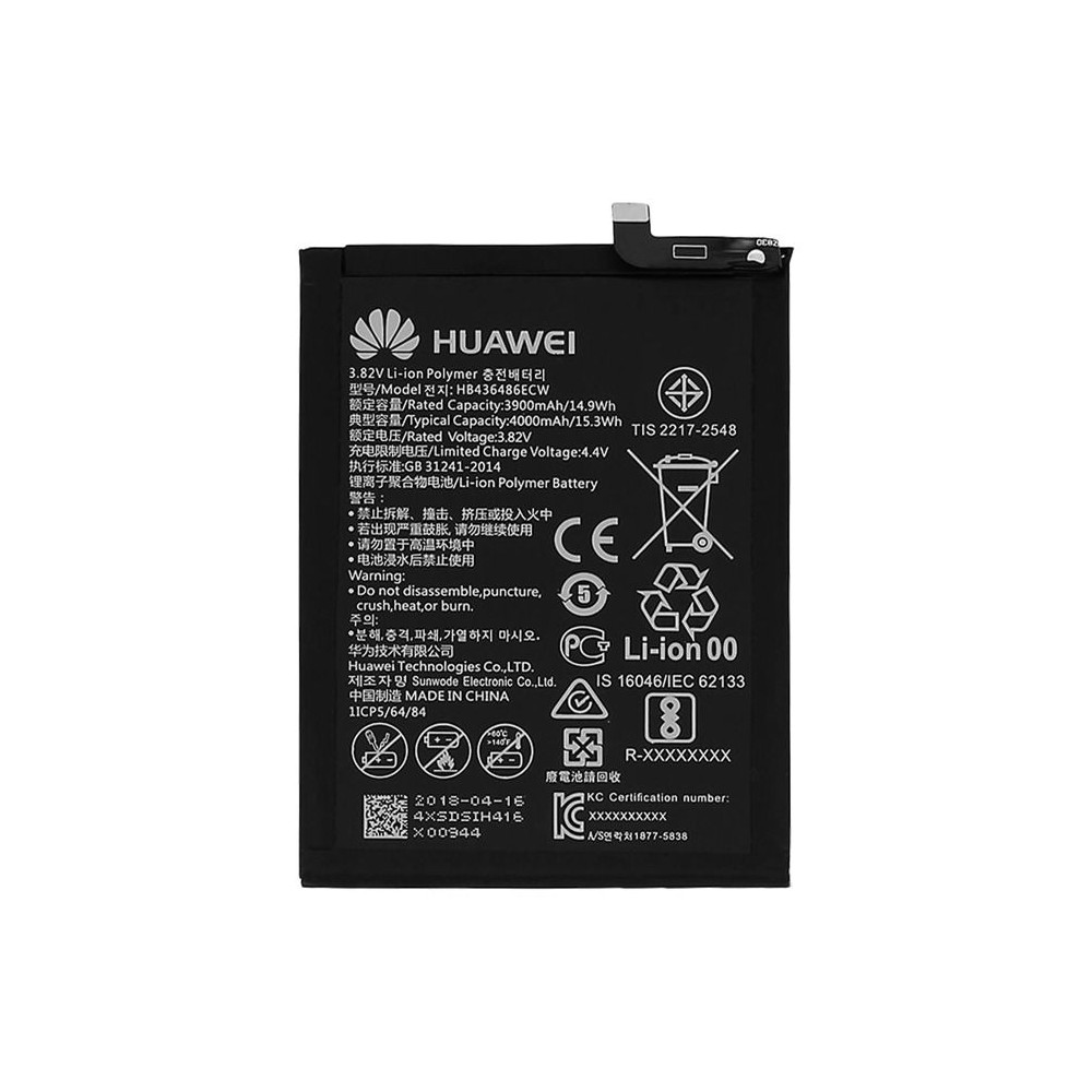 Batterie de remplacement pour Huawei P20 Pro Mate 10 Mate 10 Lite Mate 10 Pro Mate 20 Pro Huawei Nova 2 Plus Huawei G10