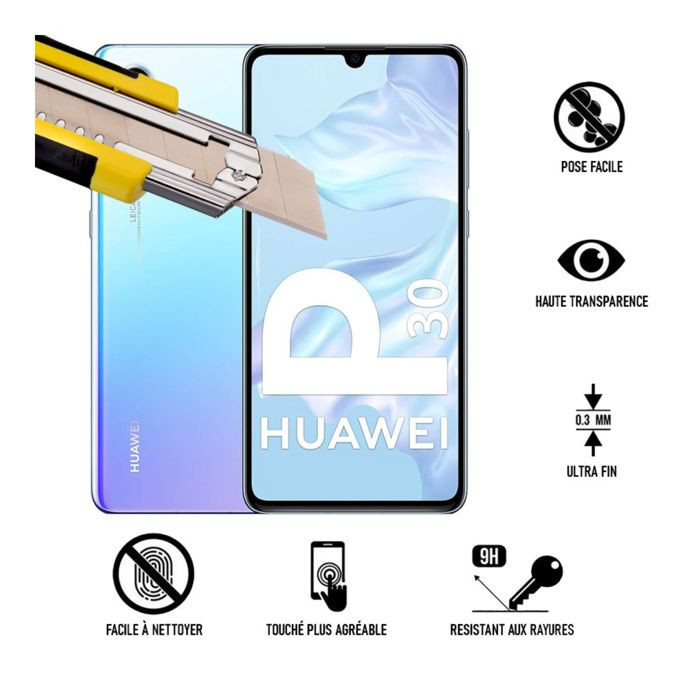 Film de protection en verre trempé pour Huawei P30