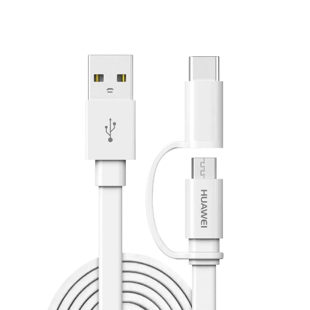 Huawei Câble 2-en-1 1.5m - Blanc