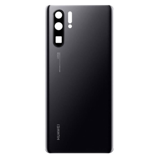 Cache Batterie - Huawei - P30 Pro - Remplacement Façade Arrière - Lentille Caméra Intégrée - Noir