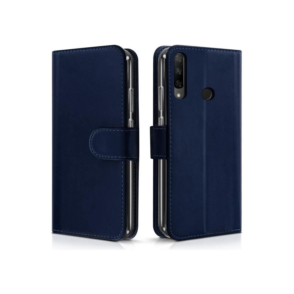 Étui de Protection - Huawei - Honor 9X (2019) - Simili-cuir - Bleu Foncé - Rabat