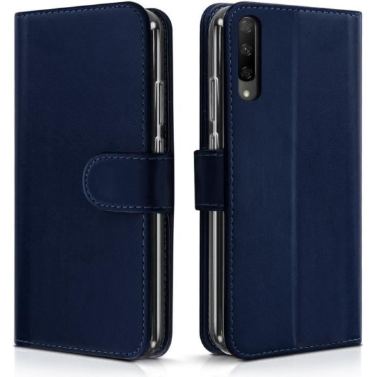 Étui de Protection - Huawei - P30 - Simili-cuir - Bleu Foncé - Rabat