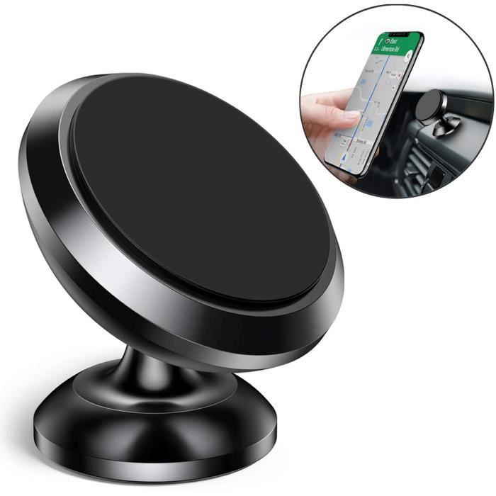 Support de voiture - HUAWEI - P smart 2019 - Fixation magnétique - Métal ABS - Noir