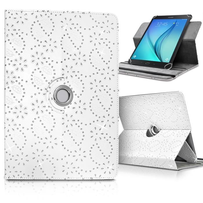 Etui Support Universel - Huawei - Mediapad M5 - 10.8 Pouces - Blanc - Synthétique