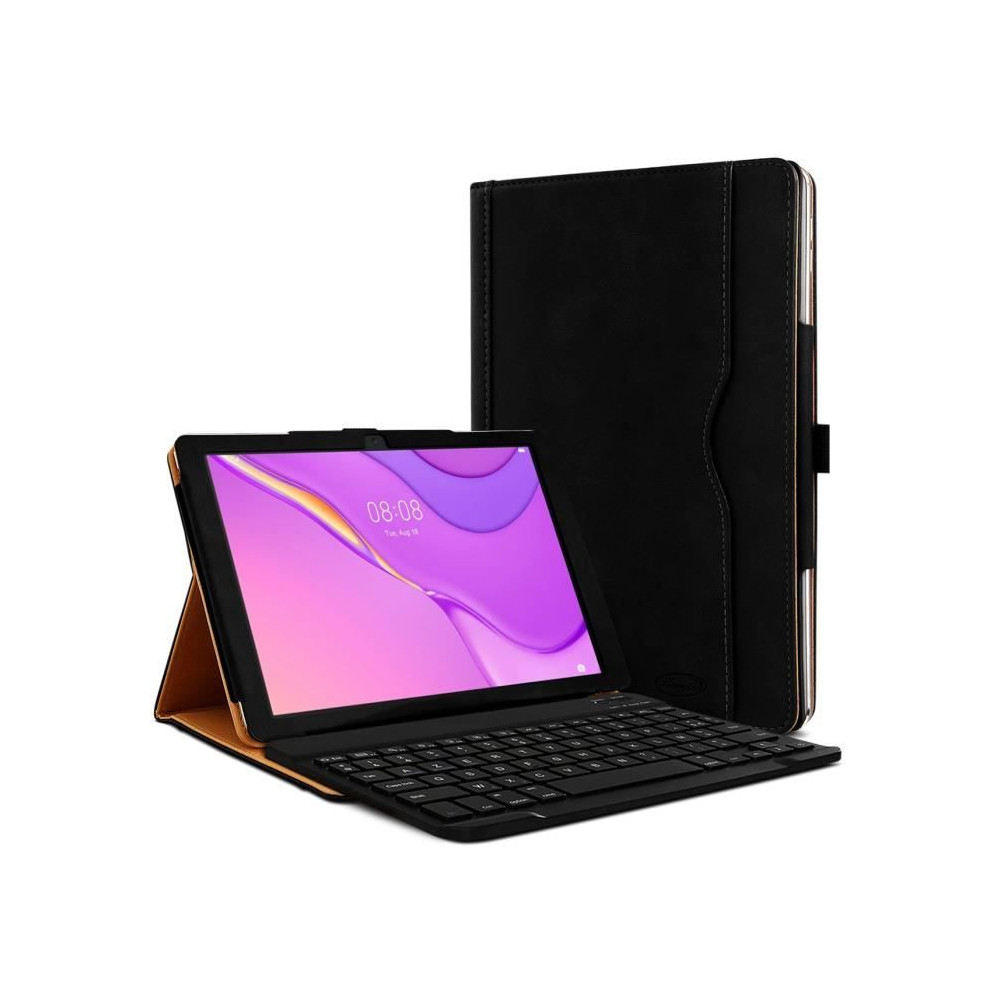 Clavier AZERTY - Huawei - MatePad T 10s - Étui de Protection Noir - Filaire - 10.1 pouces