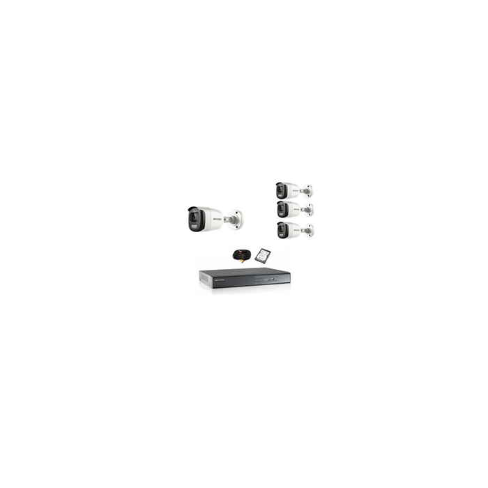 Kit de vidéosurveillance 4 tubes 1080p hd avec disque dur