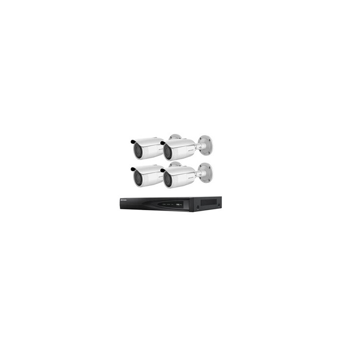 - Kit 4 caméras - HIK-KITNVR4BULL2-001