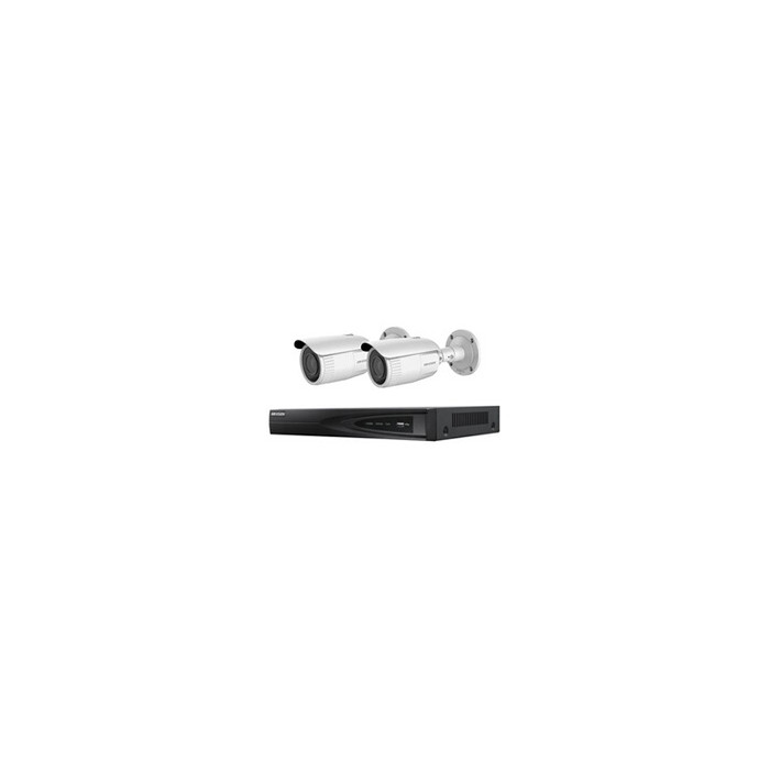 - 2 caméras bullet HIK-KITNVR2BULL2-001