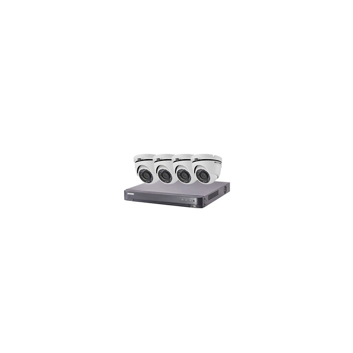 HIK-4DOM-THD-002 - Kit vidéo surveillance Turbo HD 4 caméras dôme